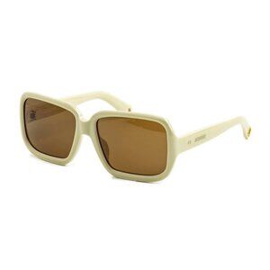 NEW JACQUEMUS SUNGLASSES, SAND WOMEN EYEWEAR JACQUEMUS CABANA JAC/86 C2